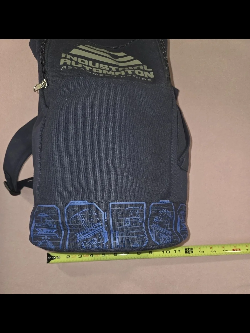 Disney Droid Navy Industrial Automation Drawstring Backpack